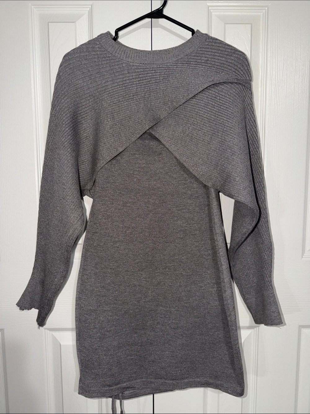 Cool Grey Two Piece Dress | Size Small